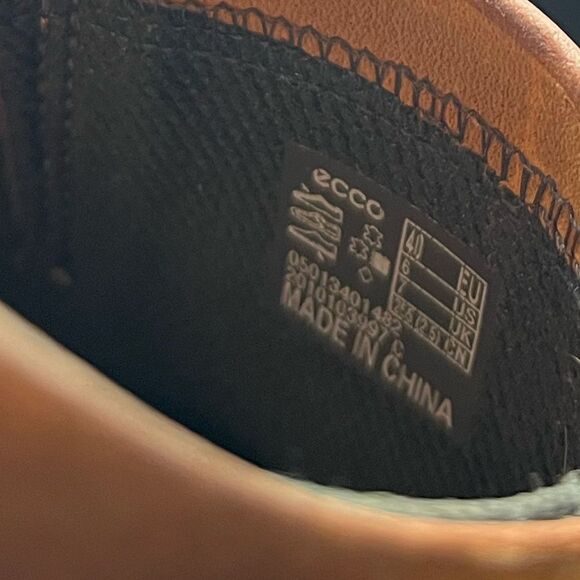 Ecco Helsinki Bike Toe Slip-On Dress Shoes EU 40 Mens US 6 - Picture 9 of 9